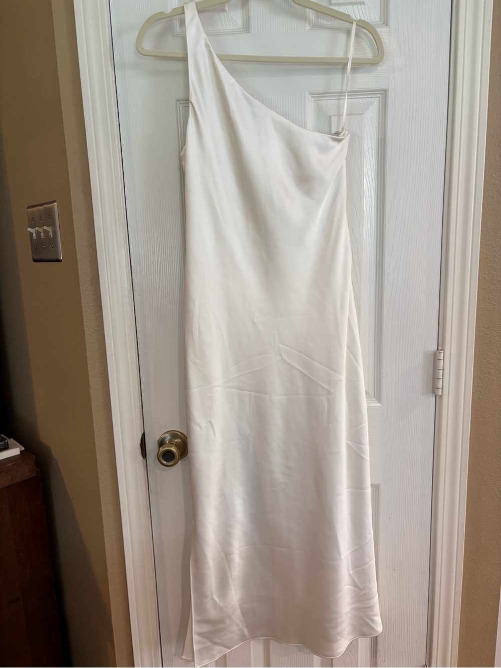 NWT Sachin & Babi BHLDN Ivory Satin Bridal Dress 10 Wedding rehearsal reception - Picture 6 of 10